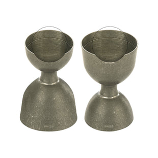 Klokkejigger med rett kant, vintage, 25/50ml