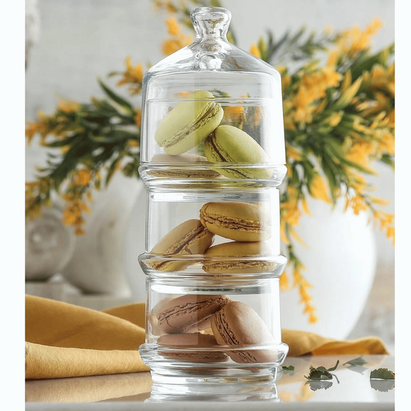 Brighton glassbeholder med lokk 285 ml, LAV