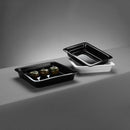 Porselens GN 1/1 beholder, svart, 525x320x(h)68mm-2