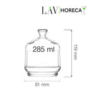 Brighton glassbeholder med lokk 285 ml, LAV-5