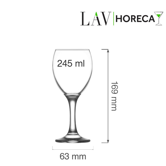 Aspen vinglass 245 ml, LAV, Min. kjøp: 6
