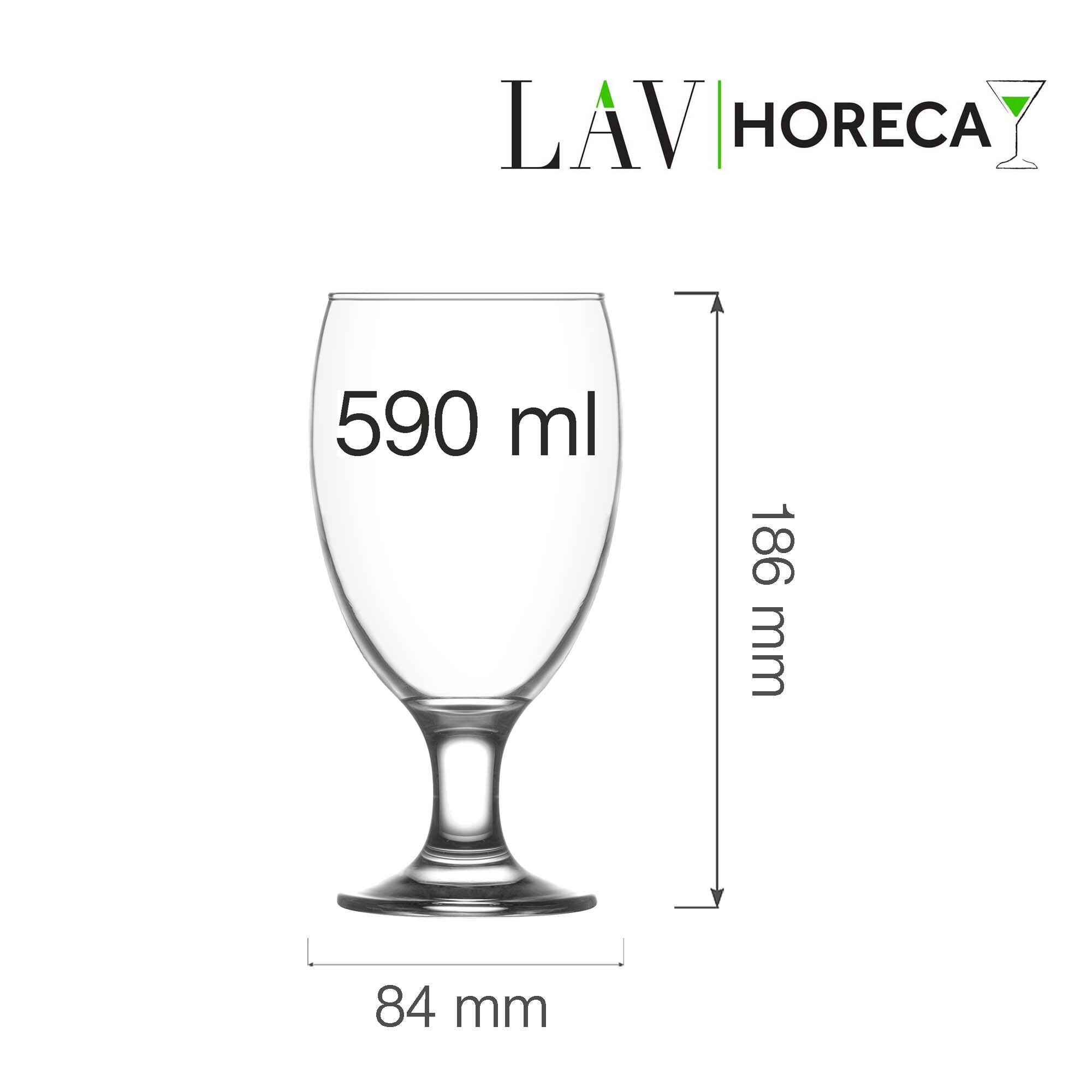 Aspen isteglass 590 ml, LAV, Min. kjøp: 6