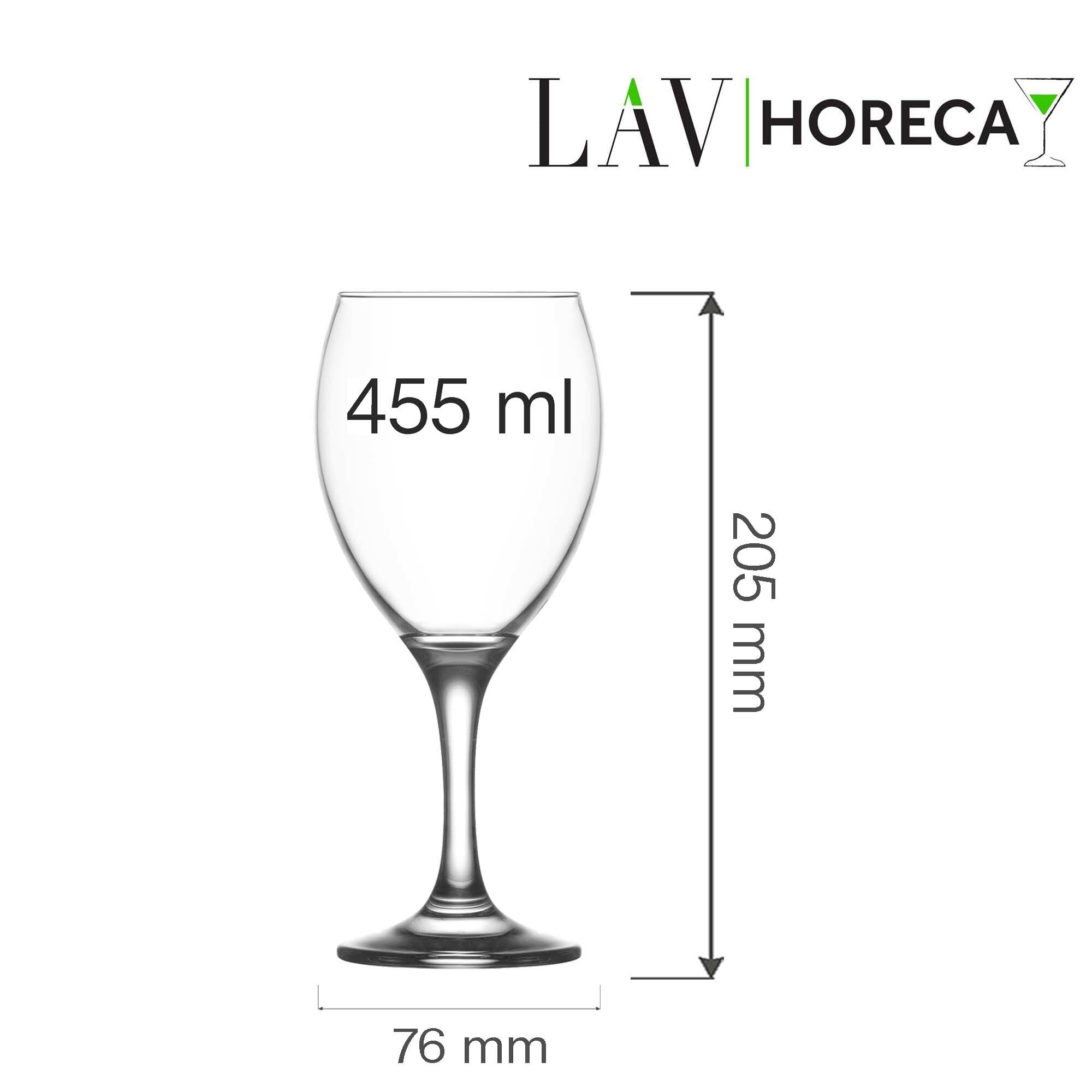 Aspen vinglass 455 ml, LAV, Min. kjøp: 12