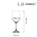 Valencia vinglass 300 ml, LAV, Min. kjøp: 6-7