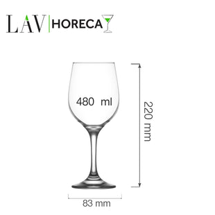 Valencia vinglass 480 ml, LAV, Min. kjøp: 12