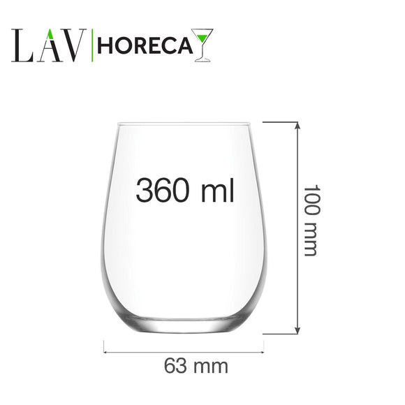 Paris vinglass 360 ml, LAV, Min. kjøp: 12