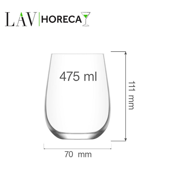 Paris brusglass 475 ml, LAV, Min. kjøp: 12