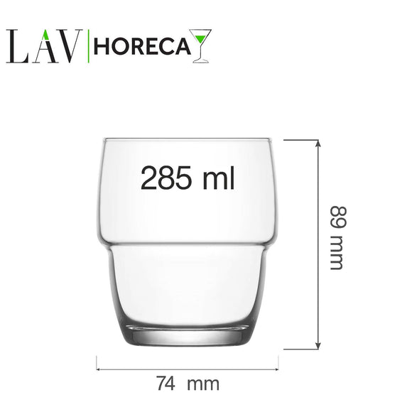 Valetta whiskyglass 285 ml, LAV, Min. kjøp: 12