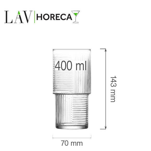 Istanbul longdrinkglass 400 ml, LAV, Min. kjøp: 12