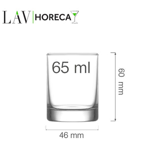 Rotterdam likørglass 65 ml, LAV, Min. kjøp: 12