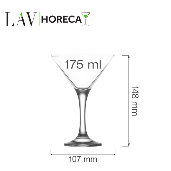 Sofia martiniglass 175 ml, LAV, Min. kjøp: 12