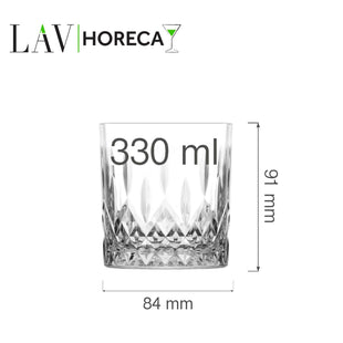 Edinburgh whiskyglass 330 ml, LAV, Min. kjøp: 12