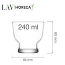 Palermo iskrem- og dessertkopp 240 ml, LAV, Min. kjøp: 12-6