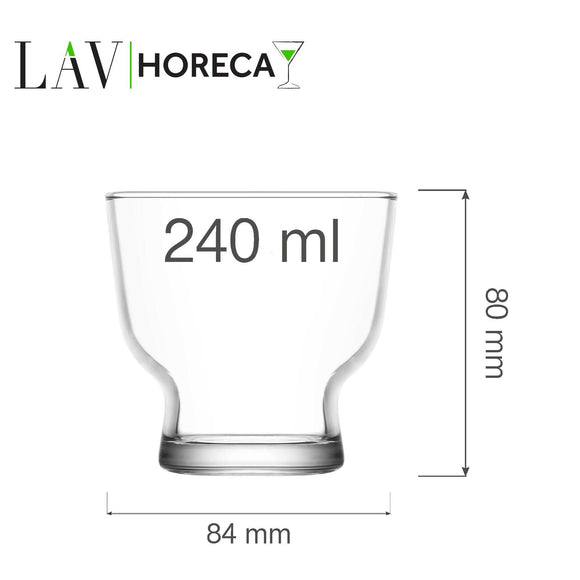 Palermo iskrem- og dessertkopp 240 ml, LAV, Min. kjøp: 12