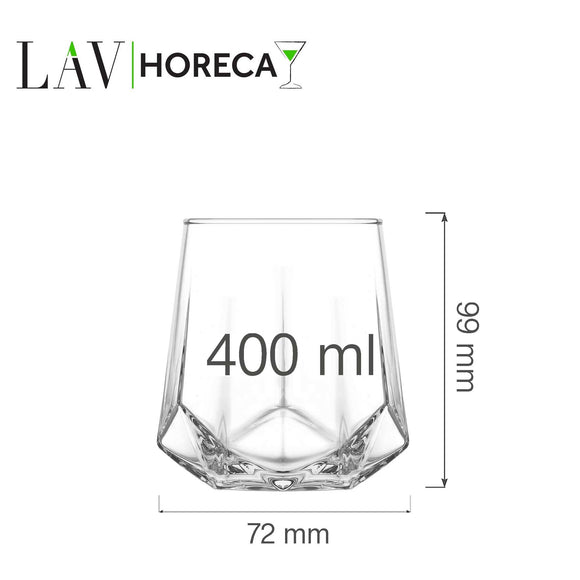 Verona whiskyglass 400 ml, LAV, Min. kjøp: 12