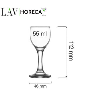 Sofia vodkaglass, 55 ml, LAV, Min. kjøp: 12