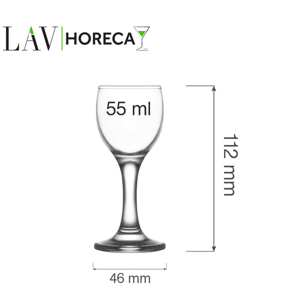 Sofia vodkaglass, 55 ml, LAV, Min. kjøp: 12