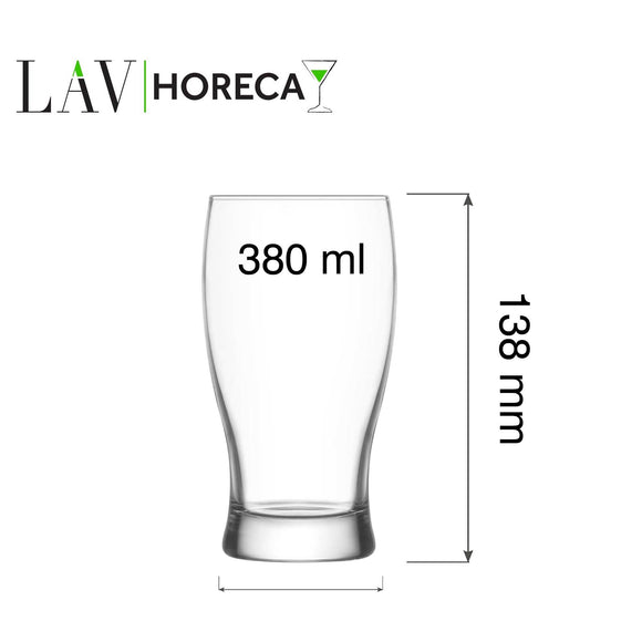 Bristol ølglass, 380 ml, LAV , Min. kjøp: 12