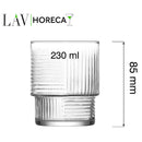 Istanbul lavt glass, 230 ml, LAV, Min. kjøp: 12-5