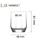 Riga shotglass, 80 ml, LAV, Min. kjøp: 12-4