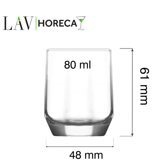 Riga shotglass, 80 ml, LAV, Min. kjøp: 12