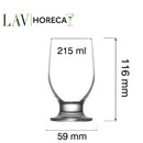 Riverside-glass med fot, 215 ml, LAV, Min. kjøp: 12-4