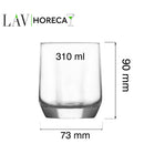 Riga gammeldags glass, 310 ml, LAV, Min. kjøp: 12-5