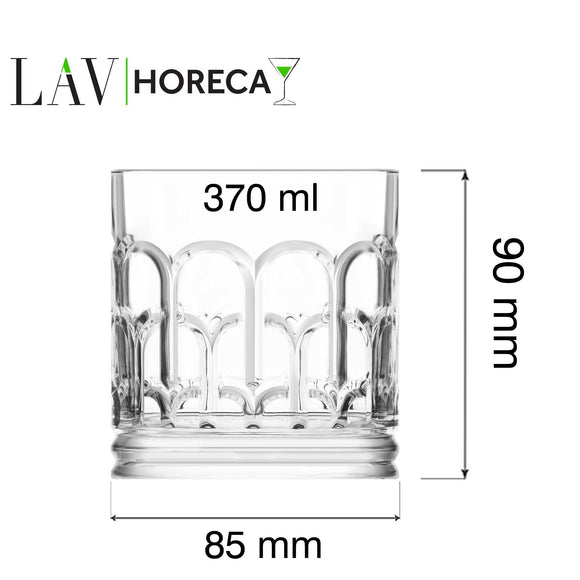 Archie gammeldags glass, 370 ml, LAV, Min. kjøp: 12