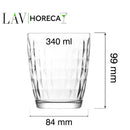 Marbella brusglass, 340 ml, LAV, Min. kjøp: 12-4