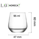 Lyon espresso vannglass, 95 ml, LAV, Min. kjøp: 12-6