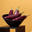 Skråstilt skål laget av melamin, svart, 262 x (h) 138 mm-3