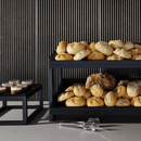 Vetro svart glassbrett GN 1/1-4