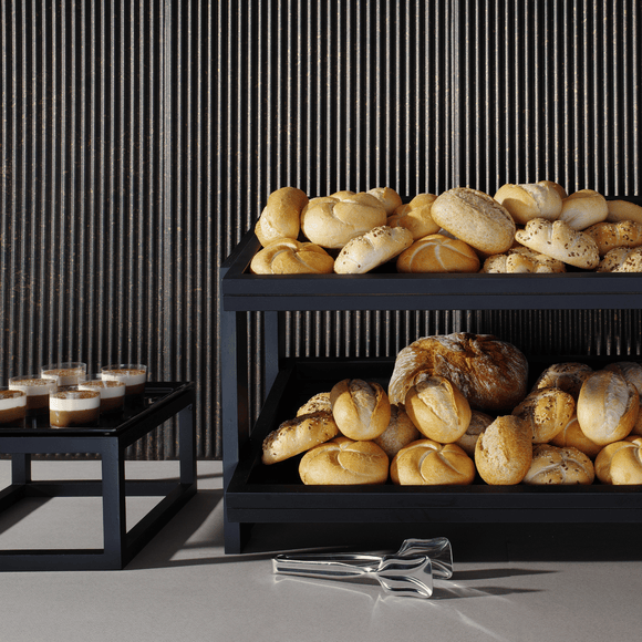 Vetro svart glassbrett GN 1/1