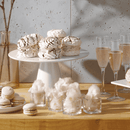 Velkomstfat med fingermat, sett med 6 deler, 50x50mm-2