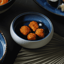 Goro hvit blå bolle 140 mm, Min. kjøp: 3-9