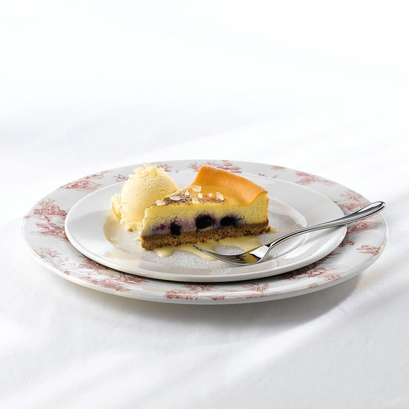 Hvit profilplate, 210 mm