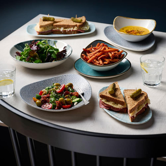 Tide Black Coupé-skål, 250 mm, Min. kjøp: 6