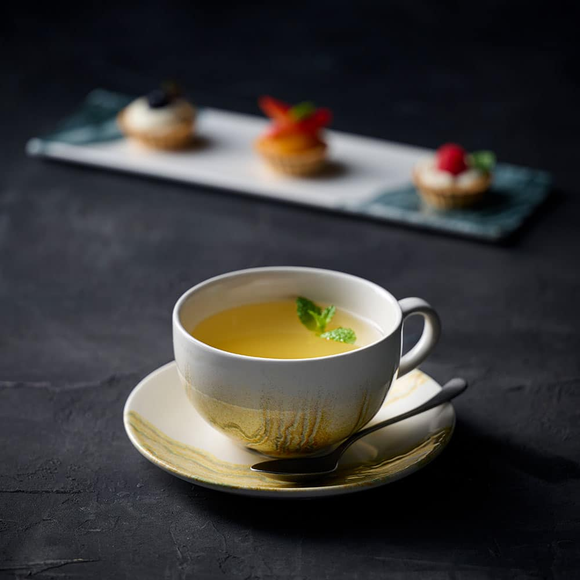 Tide svart porselensbrett, 300x90mm, Min. kjøp: 6