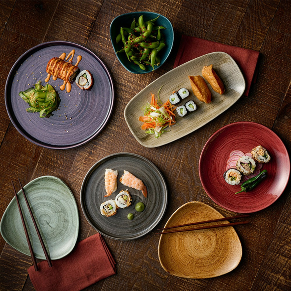 Stonecast Patina Iron Black bred kantbolle, 280 mm, Min. kjøp: 12