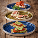 Stonecast Plume ultramarin veggplate, 210 mm, Min. kjøp: 6-9