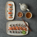 Stonecast Barley White kokketallerken avlang, 298x153mm, Min. kjøp: 6-8