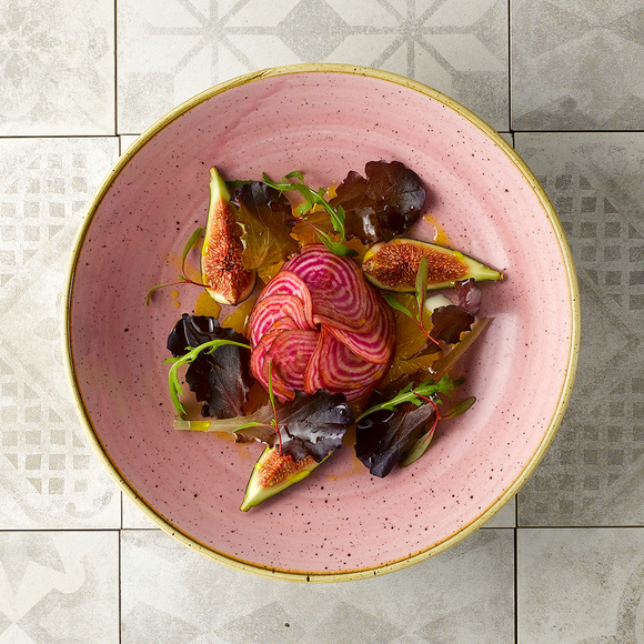 Stonecast Petal Pink kupéskål, 248 mm, Min. kjøp: 6