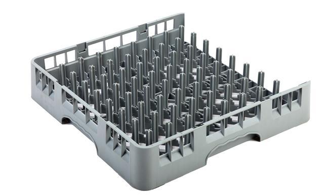 Åpen forlenger for bestikk og tallerkener, 500x500x(H)101mm