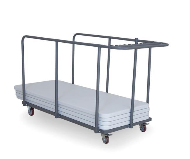 Tralle for cateringbord, 1800x850x(H)990mm