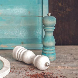 Vintage pepperkvern, blå, 190 mm