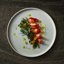 Delta grå tallerken med kant, 260 mm, Min. kjøp: 6-9