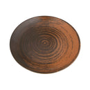Lykke brun flat tallerken, 170 mm, Min. kjøp: 6-3