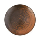 Lykke brun flat tallerken, 170 mm, Min. kjøp: 6-3