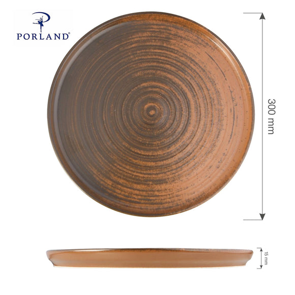 Lykke Brun høykantplate, 180mm, Min. kjøp: 6