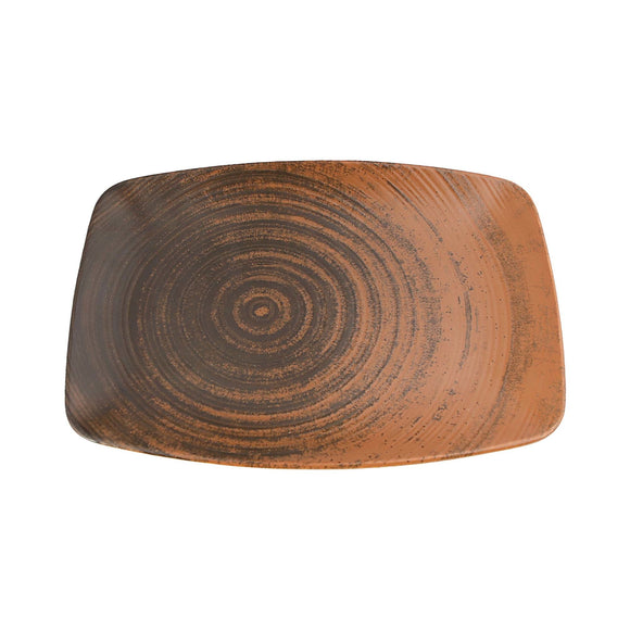 Lykke Brun oval tallerken, 270 mm, Min. kjøp: 6